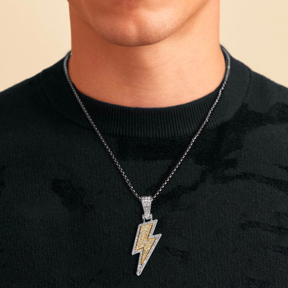 LIGHTNING PENDANT - GOLD