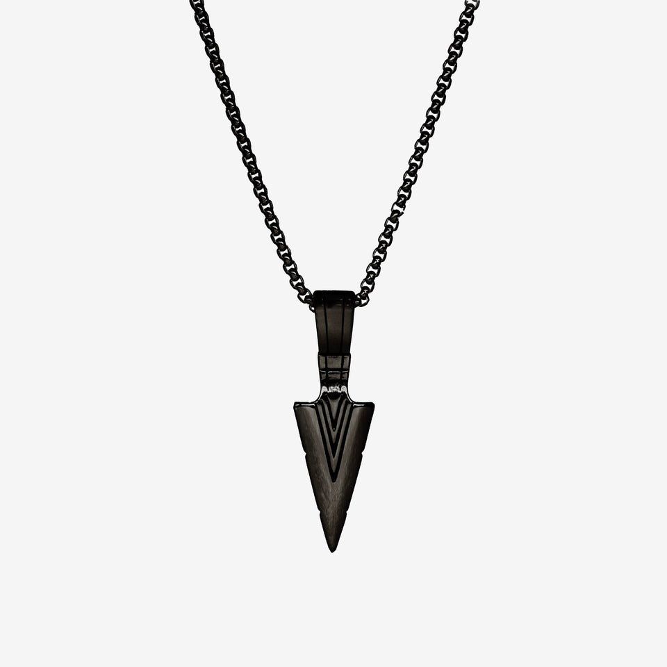 ARROW PENDANT - BLACK
