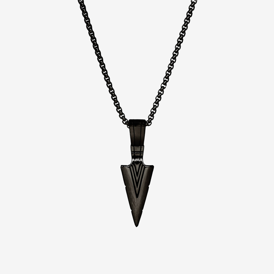 ARROW PENDANT - BLACK