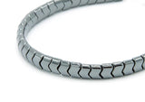 Arrowed stone bracelet– Silver