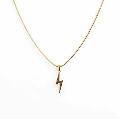 Lightning Pendant (Gold)