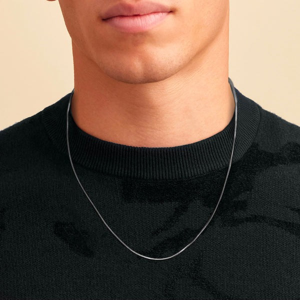 SNAKE CHAIN - SILVER -